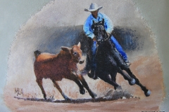 The Campdrafter (close-up) - Acrylic - Commission