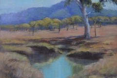 Breakaway Gully - 20cm x 25.5cm, Oil - $330