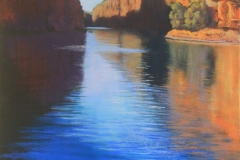 Katherine Gorge - 65cm x 45cm, Pastel
