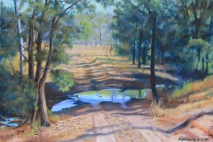 Undercliffe Homestead II - 48cm x 68cm, Pastel - Commission